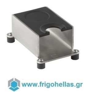 JOE FREX tib Black Tamping Stand Made of Stainless Steel and Silicon  - 120x180x80mm