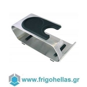 JOE FREX tspu Tamping Stand Made of Stainless Steel and Silicon - 90x200x70mm