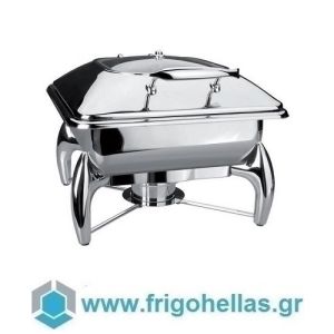 LACOR 69092 Chafing Dish Μπαίν Μαρί 5,5Lit. με Γυάλινο Καπάκι Luxe GN 2/3. 465x395x325