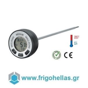 LACOR 62487 (0/+300 °C) (ΕΤΟΙΜΟΠΑΡΑΔΟΤΑ) Θερμόμετρο Ψηφιακό με Alarm Ø50x230mm