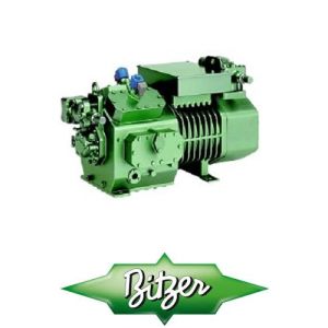 BITZER 8GE-60Y ECOLINE 60HP (R404a 80.9Kw / Evap. -10 ° C / Cond. + 50 ° C) Semi-Automatic Cooling System Compressor with 2 Capacity Regulator