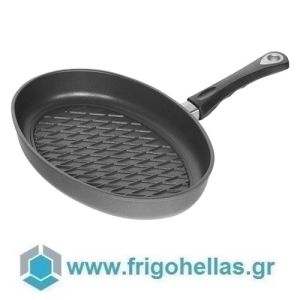 AMT Gastroguss-3524BBQ (35x24x5cm) (ΕΤΟΙΜΟΠΑΡΑΔΟΤΑ) (ΠΡΟΣΦΟΡΑ) Τηγάνι Κουζίνας Οβάλ Αντικολλητικό για BBQ 