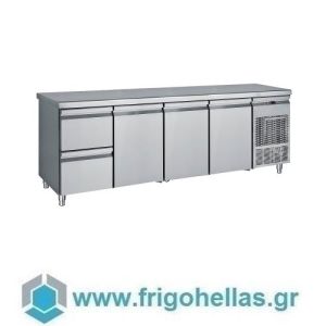 BAMBAS FROST PG 239 1S3P (239x70x85cm) (Εξουσιοδοτημένο Service) Ψυγείο Πάγκος Συντήρησης - 3 Πόρτες & 2 Συρτάρια - 0/+10°C