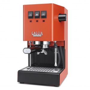 GAGGIA NEW CLASSIC EVO PRO ORANGE (2,1lit - 15 BAR) Οικιακή Μηχανή Καφέ Espresso - Cappuccino (Αλεσμένος καφές & Παστίλιες Coffee pods)