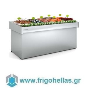 DOCRILUC DBFP-270-S (270x95x96,5cm) Ψυγείο Βιτρίνα Ψαριέρα για Θαλασσινά & Ψαρια 