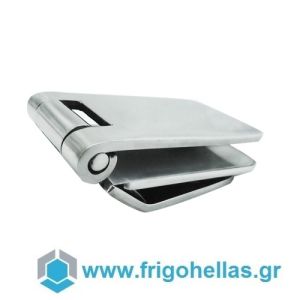 FrigoHellas OEM 6101A Stainless Steel Hinged Crystal Hinges - 40x70mm