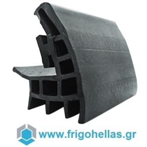 FrigoHellas OEM YLA5 Bottom Rubber Door Rotary Swing & Sliding Refrigerated Chamber - WxH: 53x59mm (Measure Value)