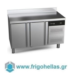 FAGOR CCN-2S (149x60x85 cm) (268 Lit) Inox Επαγγελματικό Ψυγείο Πάγκος Κατάψυξης με Πανωσήκωμα και 2 Πόρτες - (-18/-22°C) (Ενεργειακή Κλάση: D)