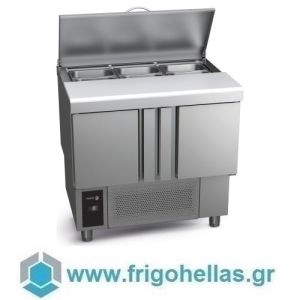 Fagor CPSB-2G (91,5x70x87,5 cm) Ψυγείο Πάγκος Συντήρησης για saladette - Σάντουίτς - Σαλάτες με 2 Πόρτες ( -2 / +8°C)