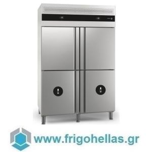Fagor CUD-24G/2 (1301 Lit) Inox Ψυγεία Θάλαμοι 2 Θερμοκρασιών - Πόρτες 3+1 - Διαστάσεις: 138,8x82,6x200,8 cm - (Ενεργειακή Κλάση: D)