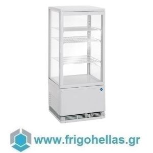 FRESH MINI COOLER WHITE (78Lt) (ΕΤΟΙΜΟΠΑΡΑΔΟΤΑ) Επιτραπέζιο Ψυγείο Βιτρίνα-435x385x960mm