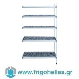 Frigo Hellas IPC800X500S5 (80x50x180cm) (ΕΤΟΙΜΟΠΑΡΑΔΟΤΑ) Ράφια Ψυκτικών Θαλάμων με 5 Ραφιέρες - INOXPLAST  corner