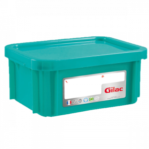 Gilac G119511 (40x30x18cm - 12 Lit) (ΕΤΟΙΜΟΠΑΡΑΔΟΤΑ) Πράσινο Τελάρο Αποθήκευσης με καπάκι HACCP - 64.67.018 (M.O.Q : 110 τμχ)