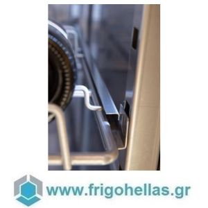 INOMAK OS116/AD (45,5x1,8x2,6cm) Ζεύγος Οριζόντιων Οδηγών Anti-Drop για Ψυγείο Πάγκο με Γυάλινες Πόρτες Compact