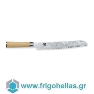 KAI DM-0705W (23cm) (ΕΤΟΙΜΟΠΑΡΑΔΟΤΑ) (Επίσημος Μεταπωλητής) Γιαπωνέζικο Μαχαίρι Ψωμιού Shun Classic White - Μήκος Λάμας: 23cm / Λαβή: 12,2cm