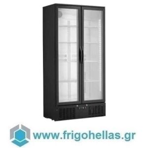 KARAMCO LG-510H (510Lit - 90x53x182cm) (ΕΤΟΙΜΟΠΑΡΑΔΟΤΑ) Επιδαπέδιο Ψυγείο Αναψυκτικών με 2 Ανοιγόμενες Πόρτες 0/+10°C - Μαύρο/Λευκό