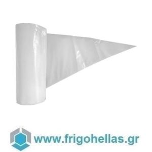 KORINITTA 40001137 (45x23cm) (ΕΤΟΙΜΟΠΑΡΑΔΟΤΑ) Λευκές Σακούλες Σαντιγύς Μίας Χρήσεως 105 micron πάχος - (Σετ 100τμχ) (072011)