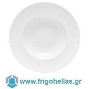 LUBIANA 0223 KASZUB (Ø27cm) Λευκό Πιάτο Πορσελάνης Βαθύ (M.O.Q : 6 τμχ) 