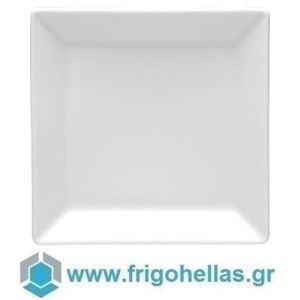 LUBIANA 2528 CLASSIC (13x13cm) Λευκό Τετράγωνο Πιάτο Πορσελάνης Ρηχό (M.O.Q : 36 τμχ) 