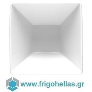 LUBIANA 2533 CLASSIC (13x13cm) Λευκό Τετράγωνο Πιάτο Πορσελάνης για Σάλτσες - Σαλάτα - Σαλατιέρα (M.O.Q : 12 τμχ) 