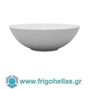 LUBIANA 4523 DAISY (Ø21cm) Λευκό Πιάτο Πορσελάνης Βαθύ (Σαλάτα-Σαλατιέρα) (M.O.Q : 6 τμχ) 