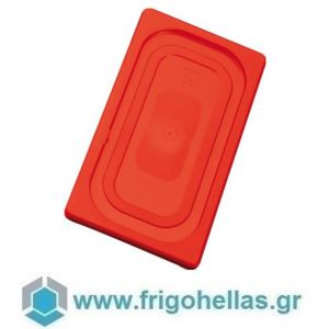 PADERNO 14925-11 (32,5x26,5cm - GN1/2) Κόκκινο Πολυπροπυλενίου Καπάκι για Λεκανάκια Gastronorm (It)
