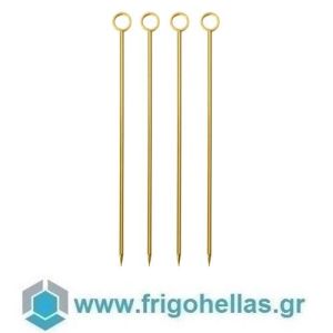 PADERNO 41492G00 (10cm) Σετ 4τμχ Ανοξείδωτο Καλαμάκι Stick για Κοκτέιλ - Χρώμα Χρυσό (CN)