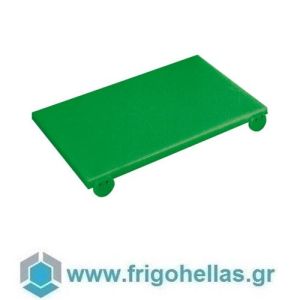 PADERNO 42544-05 (60x40x2cm) Πράσινη Πλάκα Κοπής Πολυαιθυλενίου Υψηλής Πυκνότητας με Όρια (ES) (Λαχανικά & Φρούτα)