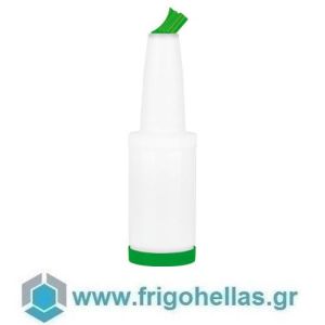 PADERNO 44106G10 (Ø9x33cm - 1 Lit) (ΕΤΟΙΜΟΠΑΡΑΔΟΤΑ) Μπουκάλι Αποθήκευσης και Έκχυσης με Στόμιο Πολυπροπυλενίου - Πράσινο - Squeeze - (CN) 