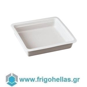 PADERNO 44333-03 (35,3x32x2cm - GN 2/3) Λευκά Πορσελάνης Λεκανάκια Ψησίματος Gastronorm (IT)