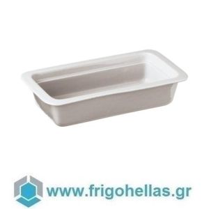 PADERNO 44337-03 (32,5x17,5x2cm - GN 1/3) Λευκά Πορσελάνης Λεκανάκια Ψησίματος Gastronorm (IT)