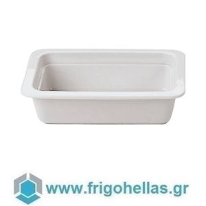 PADERNO 44339-03 (17,6x16x2cm - GN 1/6) Λευκά Πορσελάνης Λεκανάκια Ψησίματος Gastronorm (IT)