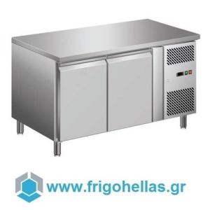 GN2100BT / BACK Professional Bench Freezer with 2 Doors - 1360x700x850mm