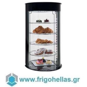 SAYL DOLCE EDL Table Top Professional Display Neutral Confectionery Refrigerator -Dimensions: Φ435x710mm