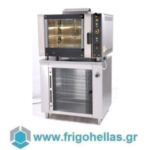 SERGAS F70G Free Standing Natural Gas Convection Oven with Steamer and Heating Cabinet- 990x900x1570mm