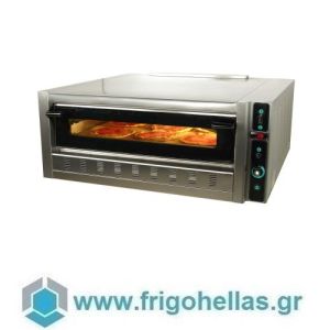 SERGAS FG9 Gas Pizza Oven-Single-Internal Dimensions: 910x910x170mm