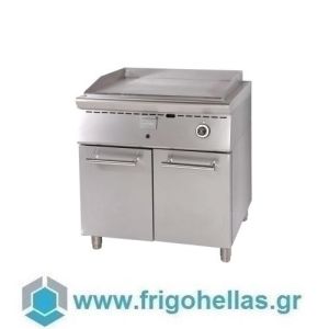 SERGAS P8S7 Free Standing Natural Gas Fry Top -Plate Dimensions: 730x500mmm