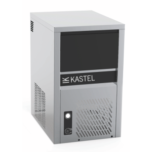 KASTEL KP25/6 (Παγάκι Συμπαγές: 18gr - Παραγωγή: 25kg/24h) Παγομηχανή Ψεκασμού - Με Αποθήκη: 6Kg