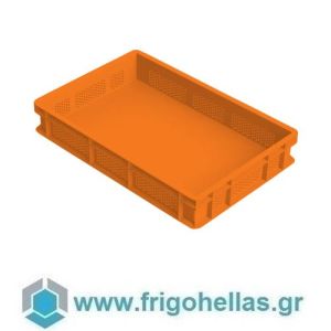 GENUS DEI VAS010FC (60x40x10cm - 18Lt) Επαγγελματικά Δοχεία Τροφίμων Διάτρητο Πορτοκαλί (RAL2011) 