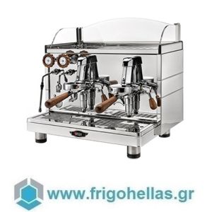 WEGA Mininova Classic EMA/2 Inox WOOD Ημιαυτόματη Δοσομετρική Μηχανή Espresso ( Groups: 2 ) (Υποστηρίζεται από εξουσιοδοτημένο Service)